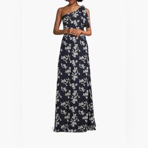 NWOT Sachin & Babi Chelsea Floral One-Shoulder Gown size 14